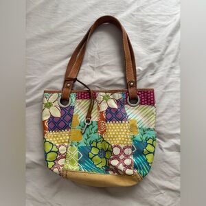 Colorful Patchwork Tote Bag